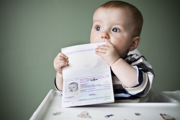 Загранпаспорт для младенца